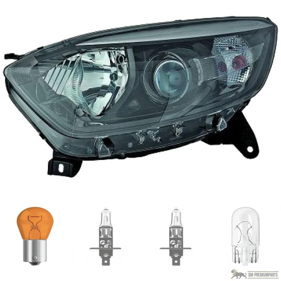 Scheinwerfer mit Motor schwarz H1/H1 links passt für Renault CAPTUR I ab 2013 - Bild 1 von 1