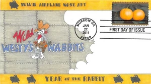 4492 (44c) Jahr des Hasen, LMG handbemaltes Gütesiegel, 17 produziert [112625.450] - Bild 1 von 1