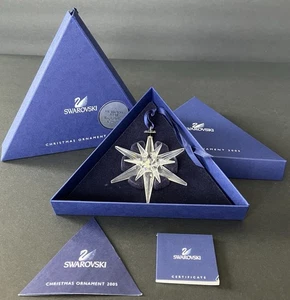 Cristal Swarovski Anual 680502 Copo de Nieve Adorno de Navidad 2005 Rockefeller - Imagen 1 de 17