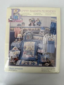 Vintage Daisy Kingdom DUST RUFFLE KIT #4202 Bunny Babies Nursery NEW Sealed - Picture 1 of 3