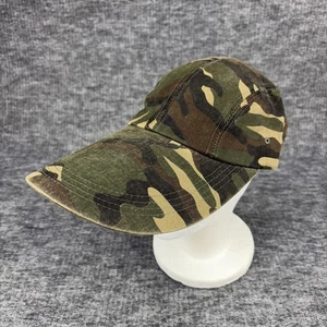 Sombrero verde camuflaje pico largo pesca/caza con tirantes - OSFA - Nuevo sin etiquetas - Imagen 1 de 8