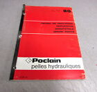 Manuel catalogue de pièces de rechange hydrauliques Poclain LY 80 1979