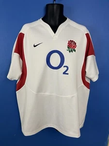 England Rugby Union Nike White Union Jersey 2xL 2005 - Picture 1 of 12
