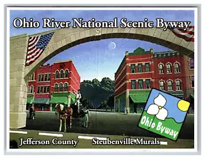 Steubenville Ohio Wandbilder Jefferson County 4,25 x 5,75 Postkarte - Bild 1 von 2