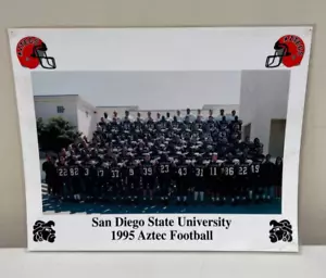 1995 Aztec Football Team San Diego State University SDSU - Picture 1 of 4