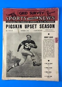 1949 Chicago Stags NBA - Rare Chicago Publication - Bears NFL Johnny Lujack LOOK - Picture 1 of 9