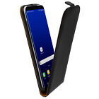 Housse Clapet Vertical Cuir Pour Samsung S8 Plus Protection Intégrale Noir