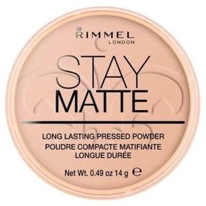 RIMMEL London Stay Matte Pressed Face Powder 14g - 005 Silky Beige - Picture 1 of 10