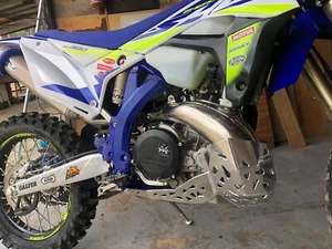 P-TECH Sherco 250-300 ALLOY PIPE GUARD to suit SE 2018-24 SPES/FMF Pipe - Picture 1 of 4