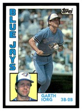 1984 Topps #39 GARTH IORG Toronto Blue Jays ~D2O