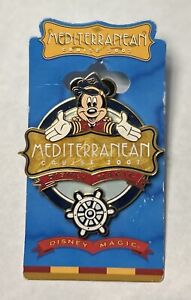 Disney Cruise Line - Mediterranean Sailing 2007 - Captain Mickey Mouse Logo Pin