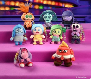 2025 Genuino Disney Inside Out 2 Muñeco de Peluche Llavero Colgantes - Imagen 1 de 19