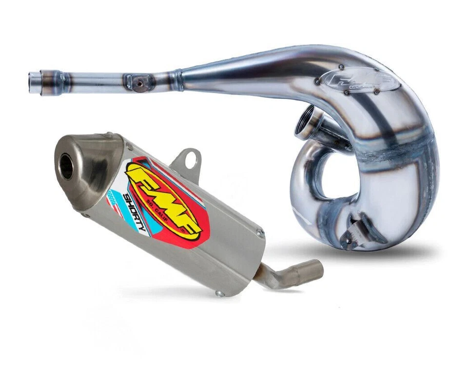 Tubo de escape graso de fábrica FMF y silenciador corto solo para Honda CR250R 2003-2004 Foto 1 de 1