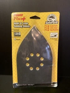 4 120 Grit Fine Mouse Detail Sander Sand Paper Hook & Loop Mega Mouse GatorGrit - Picture 1 of 5