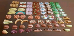 Vintage 1950's Vibrant Celloid Play Pretend Play Food Lot - Picture 1 of 6
