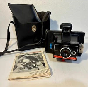 Cámara terrestre Polaroid Colorpack IV con estuche y manual - sin probar - Imagen 1 de 5