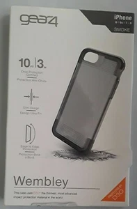 Gear4 Apple iPhone 8/7/6s/6 Wembley Case - Smokey Black #587 - Picture 1 of 1