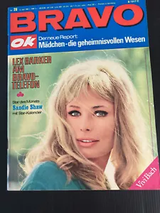 BRAVO 28/1967 VIVI BACH Lex Barker FANTOMAS Sharif ONCEL Quinn NERKE Shaw ROY - Bild 1 von 10