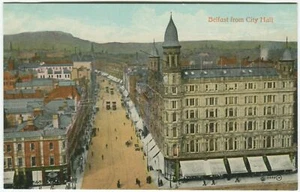 BELFAST FROM CITY HALL - Co Antrim Postcard - Picture 1 of 2