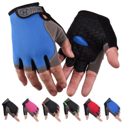 Workout Exercise Gloves Lightweight Breathable Fitness Gym Training Fingerless - image 1 of 4