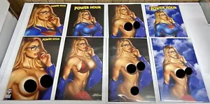 POWER HOUR #2 Super Girl  8er Set  Fernando Rocha Cosplay Kat Timpf Cover - Bild 1 von 9