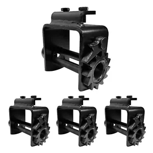 4 Pack Portable Bolt On Winch Flatbed Trailer Truck Winch for 2" -4" Winch Strap - Picture 1 of 7