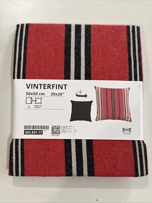 Nueva Funda Cojín IKEA VINTERFINT Roja 20x20" 005.801.17 Foto 1 de 4
