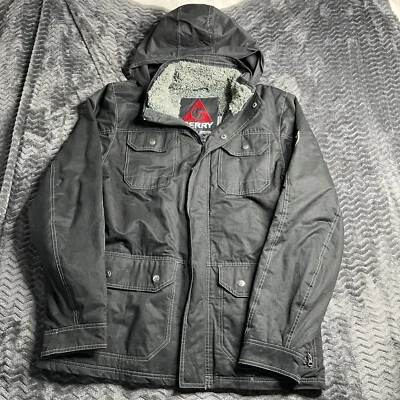 NEW GERRY BLACK FLEECE LINED JACKET SHIRT JACKET MENS Size Large - Image 1 of 4