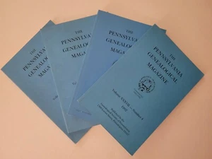 The Pennsylvania Genealogical Magazine 1991 Volumen 37 #1-4 - Imagen 1 de 5