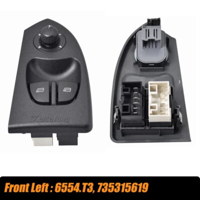 Driver Left For Fiat Ducato FL 2002 2003 2004 2005-2006 Power Window Switch - image 1 of 4