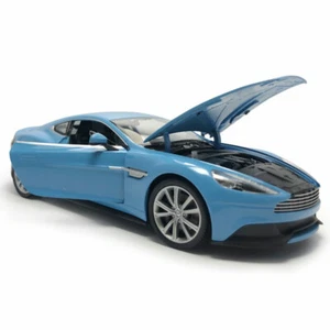 1/24 Scale 2014 Aston Martin Vanquish Model Car Diecast Collectible Vehicle Blue - Picture 1 of 13