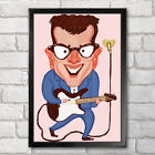 Buddy Holly Poster Print A3+ 13 x 19 in - 33 x 48 cm 