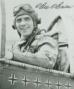 William O'Brien Signed 8x10 Photograph WWII Ace OBee O’Brien - Picture 1 of 1