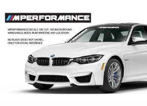 BMW MPerformance Side Windshield Body Hood Fender Window Sticker Graphic - 20" W - Picture 1 of 3