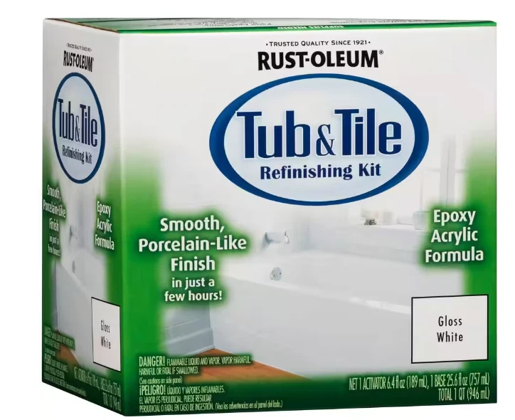 Rust-Oleum 384165 Tub and Tile Refinishing Kit - Gloss White
