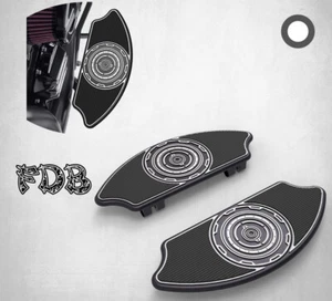 Fit H-D 2006-2021 SOFTAIL Smashing Gear Contrast Cut Rider Footboard Pedals Kit - Picture 1 of 5