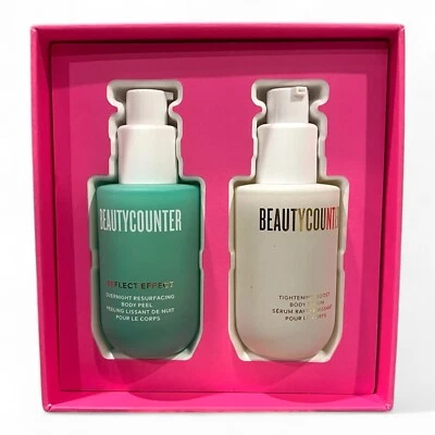 Beautycounter Renew You Body Duo Efecto Reflectante Kit de Suero Exfoliante y Tensor Corporal Foto 1 de 2