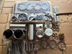 New 2J Engine Overhaul Rebuild Kit w/ Valves For Forklift Trucks SDK8 Loader - Picture 1 of 10