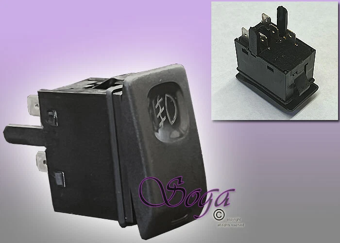 BOTÓN INTERRUPTOR LUZ LÁMPARA ANTINIEBLA PARA VW JETTA GOLF MK2 GTI 1985-1992 191941535 ¡NUEVO! Foto 1 de 1