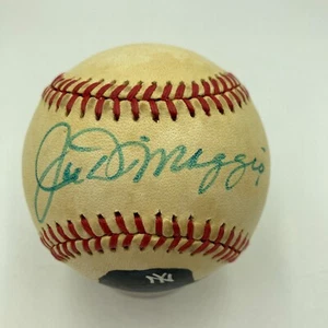 Joe Dimaggio Signed JM Everett Portrait American League Baseball PSA DNA COA - Picture 1 of 7