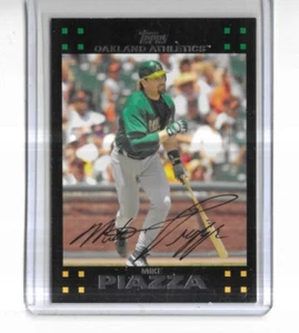 2007 Topps #53 Mike Piazza Oakland Athletics - Picture 1 of 2