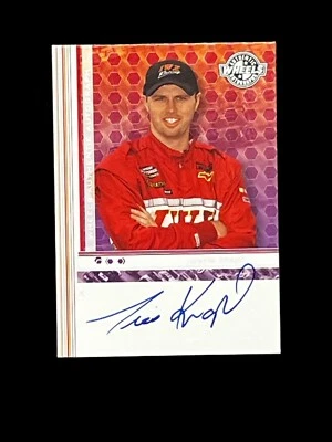 Travis Kvapil 2003 WHEELS AUTHENTICS PACK PULLED NASCAR CRAFTSMAN signed card - Image 1 of 2
