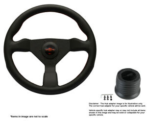 Nardi Neo Grinta Steering Wheel + MOMO Hub for Mitsubishi 6497.33.2090+6101