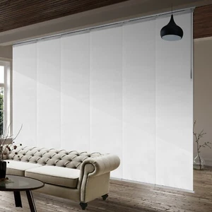Embelished Snow 3 to 6 Panel Single Rail Panel Track, Panel width 23.5" - Picture 1 of 10