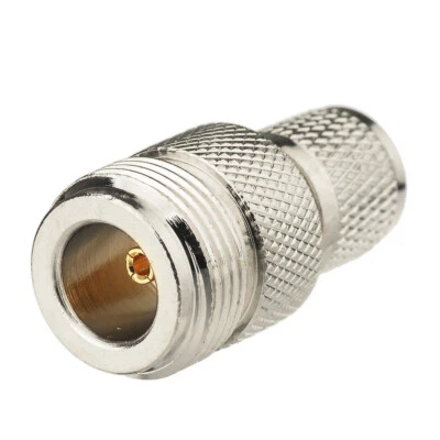 mini UHF male to N type female jack pin Straight RF Coaxial Adapter Connector - Image 1 of 3