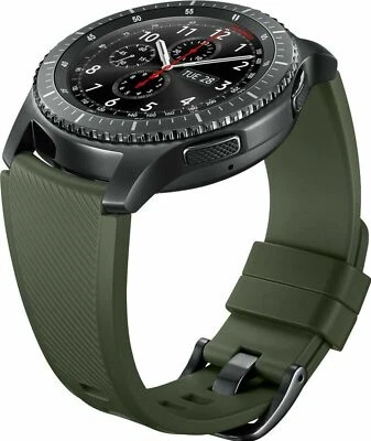 NUEVO Samsung Gear S3 Correa de Silicona Activa Verde Caqui ET-YSU76MGEGUS Foto 1 de 3
