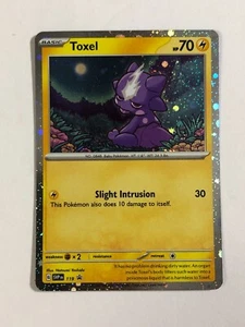 Pokemon TCG Promo SVP 119 Cosmos Holographic Toxel w Swirl Near Mint - Picture 1 of 4