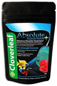 Cloverleaf Absolute Parasite + Plus Aquarium Treatment 50g Freshwater Fish Tank. - Picture 1 of 1