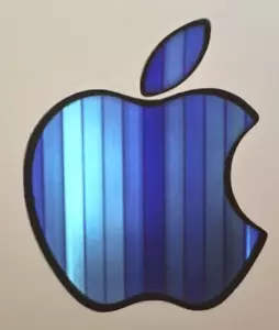 GLOWING BLUE BARS Apple MacBook Pro Air Sticker Mac Laptop DECAL 11-17 IN. - Picture 1 of 6