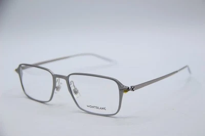NUEVAS GAFAS MONTBLANC MB 0194O 005 GRIS DISEÑADOR AUTÉNTICAS 56-19 Foto 1 de 4